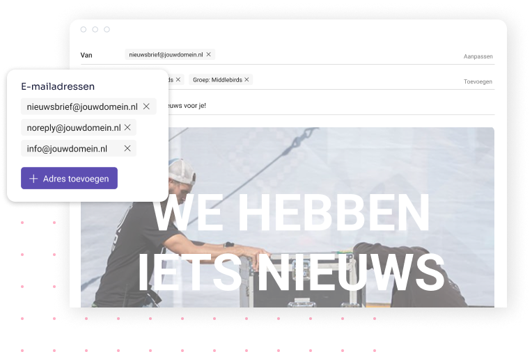Verzenden vanuit je eigen domein