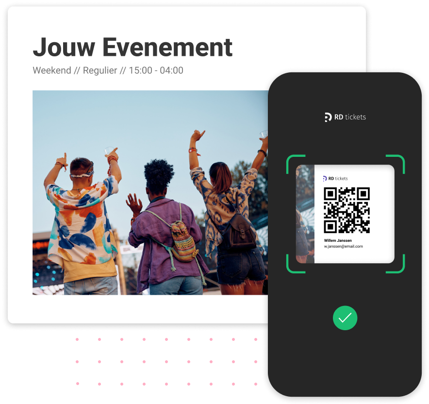 Tickets scannen met de app