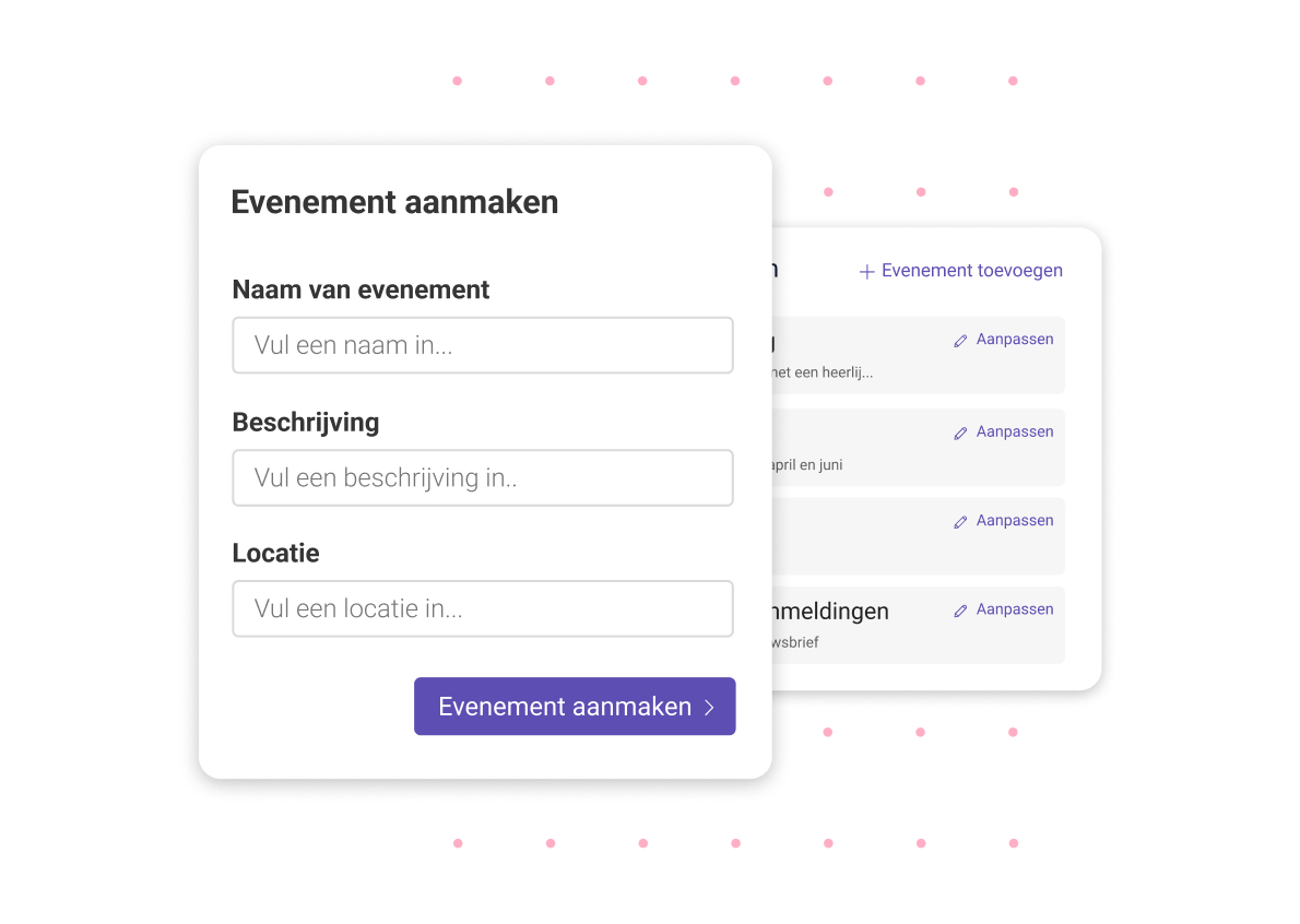 Maak een evenement